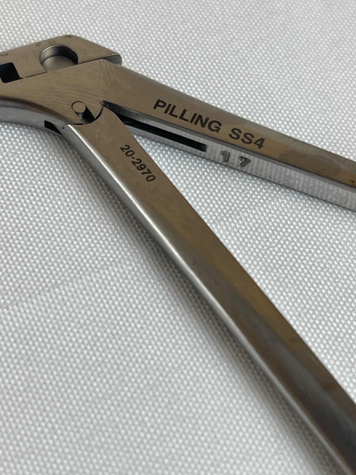 Pilling 202970 Barron Hemorrhoid Alligator Seizing Forceps Straight 30cm