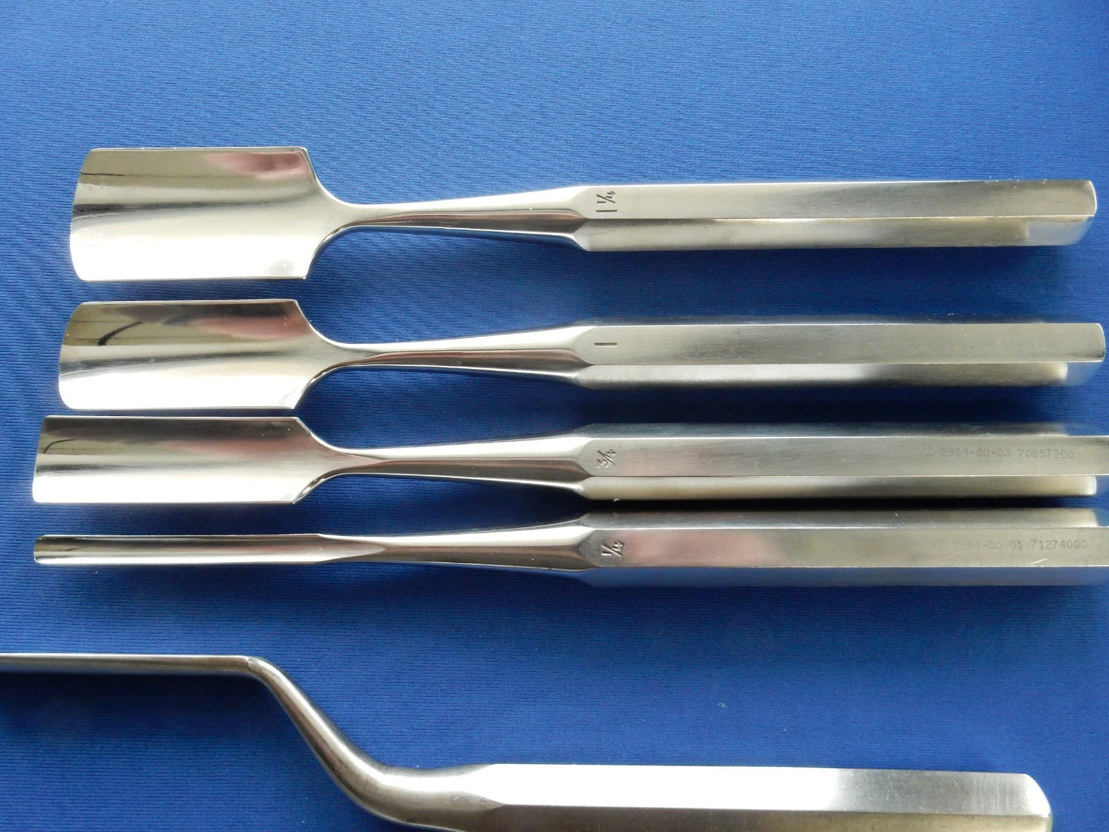 Zimmer V. Mueller Orthopedic Gouge Instruments Lot of 12