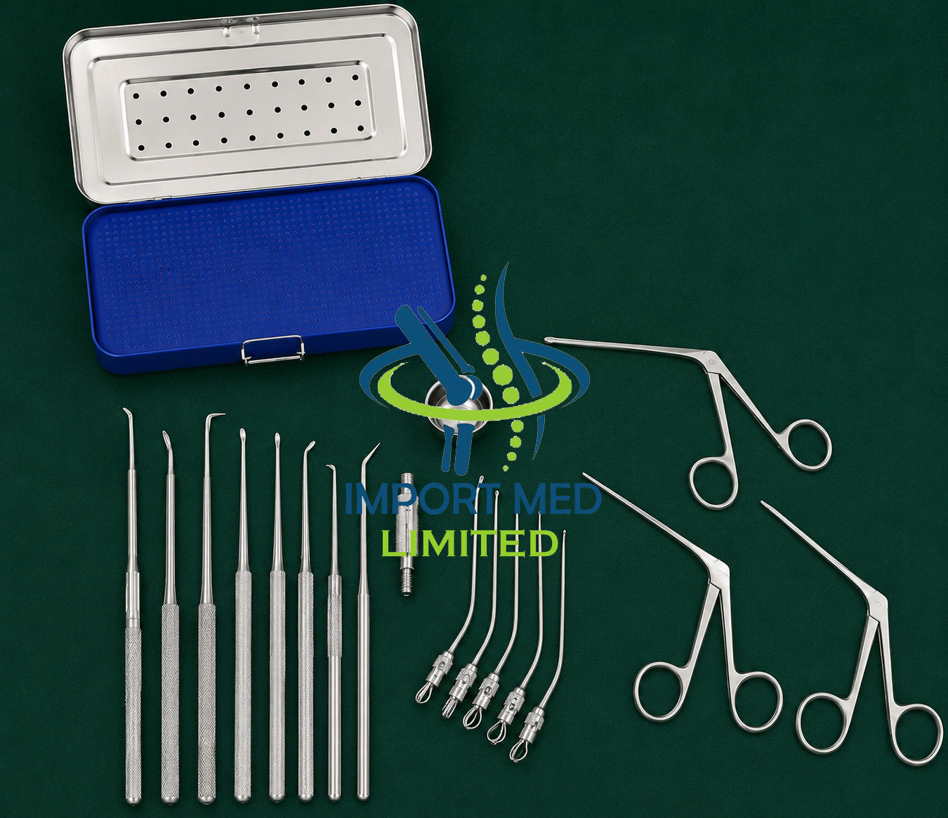 15 PCs Myringotomy Instruments Set For ENT Myringoplasty Surgical Instruments
