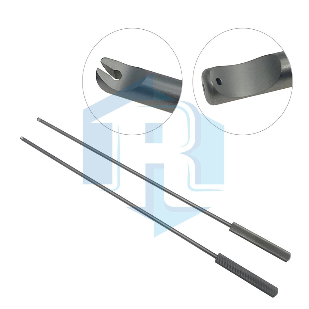 Laparoscopic Knot Pusher Open Close tip Laparoscopy Surgery Instruments