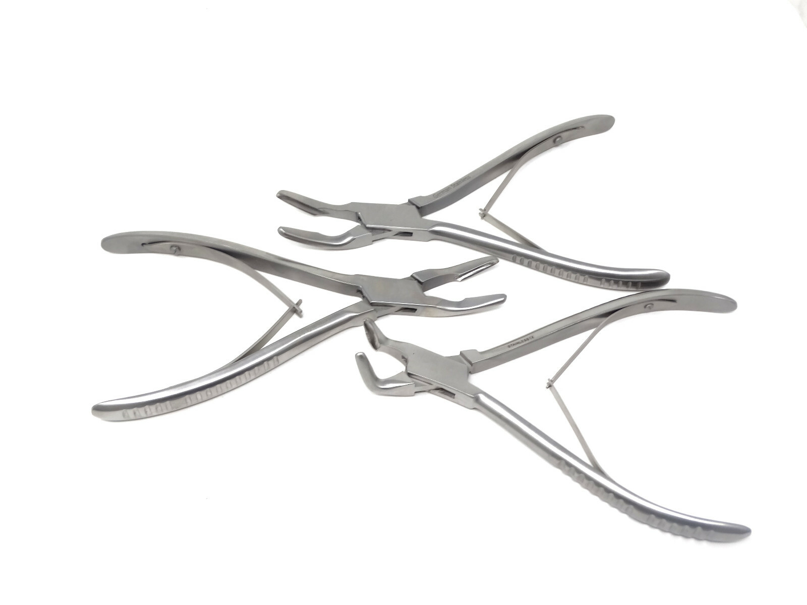 Lot of 3Pc Premium Grade Blumenthal Bone Rongeur 7” Surgical Dental Instruments