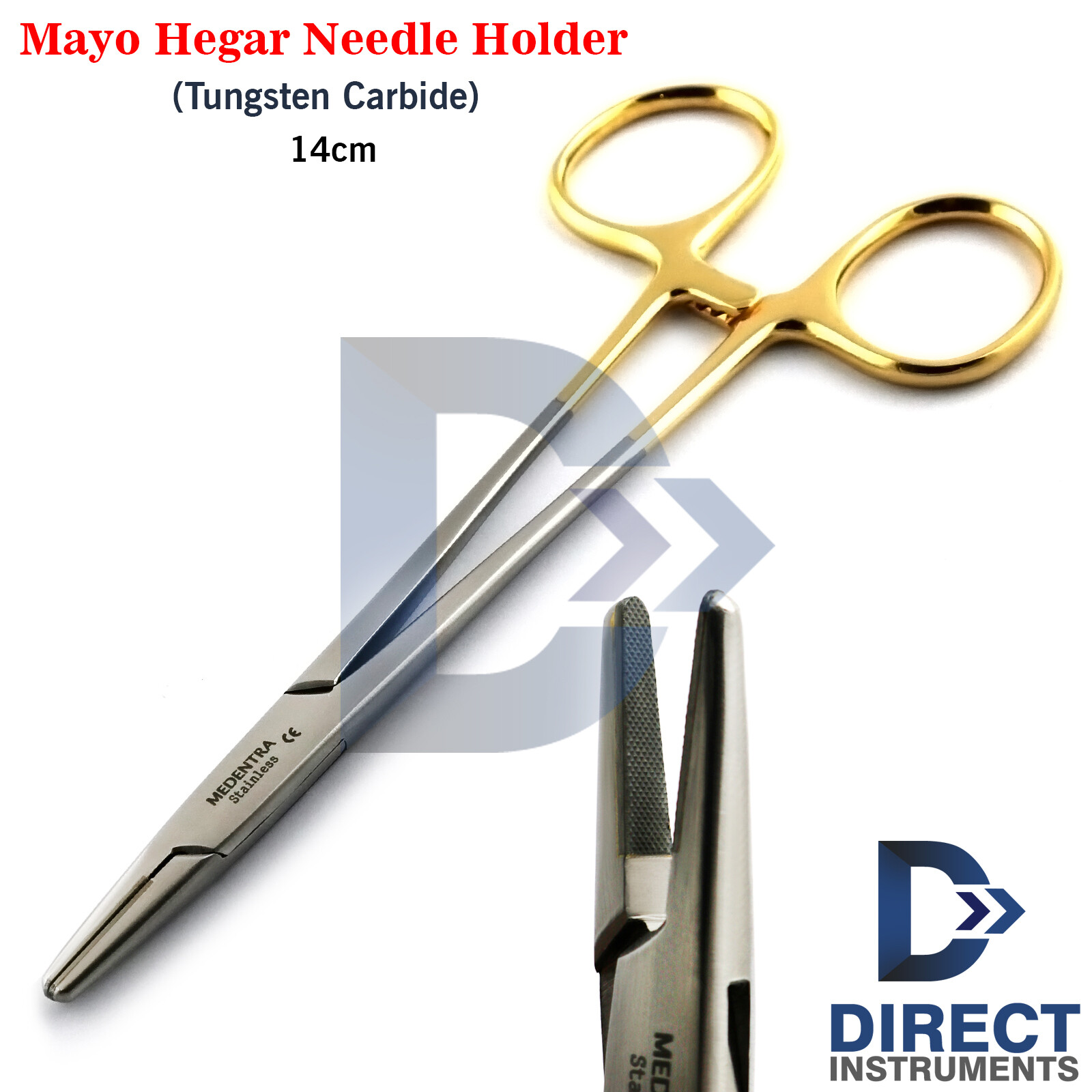 Universal Surgical Instruments Set Tissue Suture Scissors Needle Holder Forceps