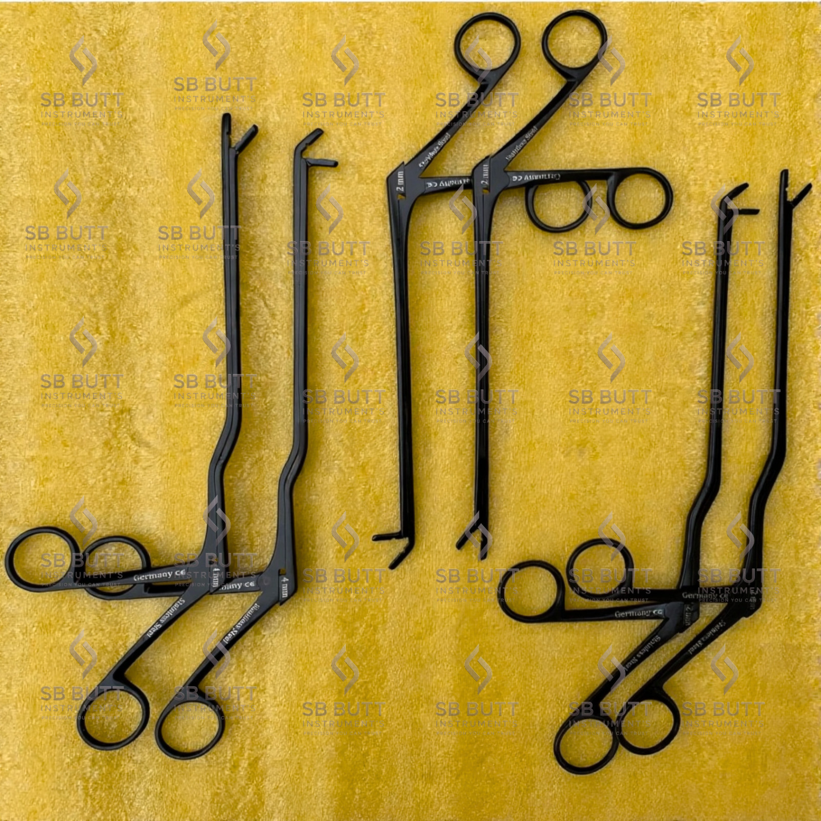 Laminectomy Intervertebral Rongeur Set of 6 Pcs, Orthopedic Bayonet Bone Rangers