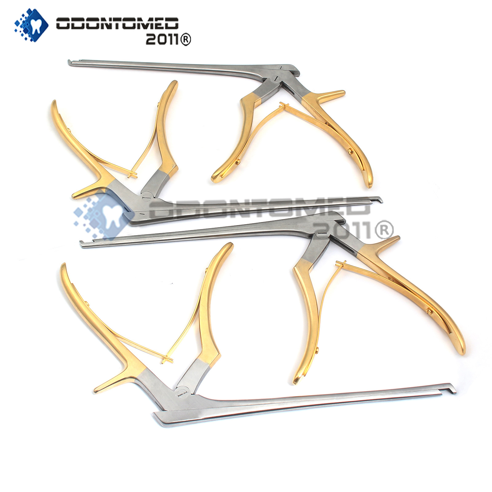 Kerrison Rongeurs Silver & Gold (1, 2, 3, 4mm) Cervical Orthopedic Surgical