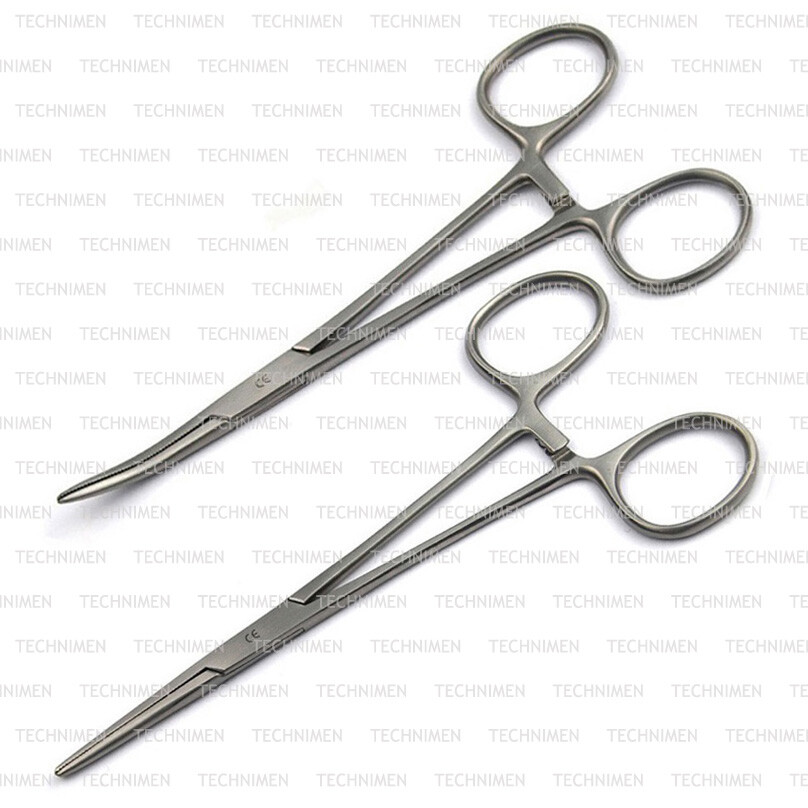 6 x CRILE STRAIGHT CURVED HEMOSTAT ARTERY FORCEPS TATTOO PIERCING SURGERY CLAMPS