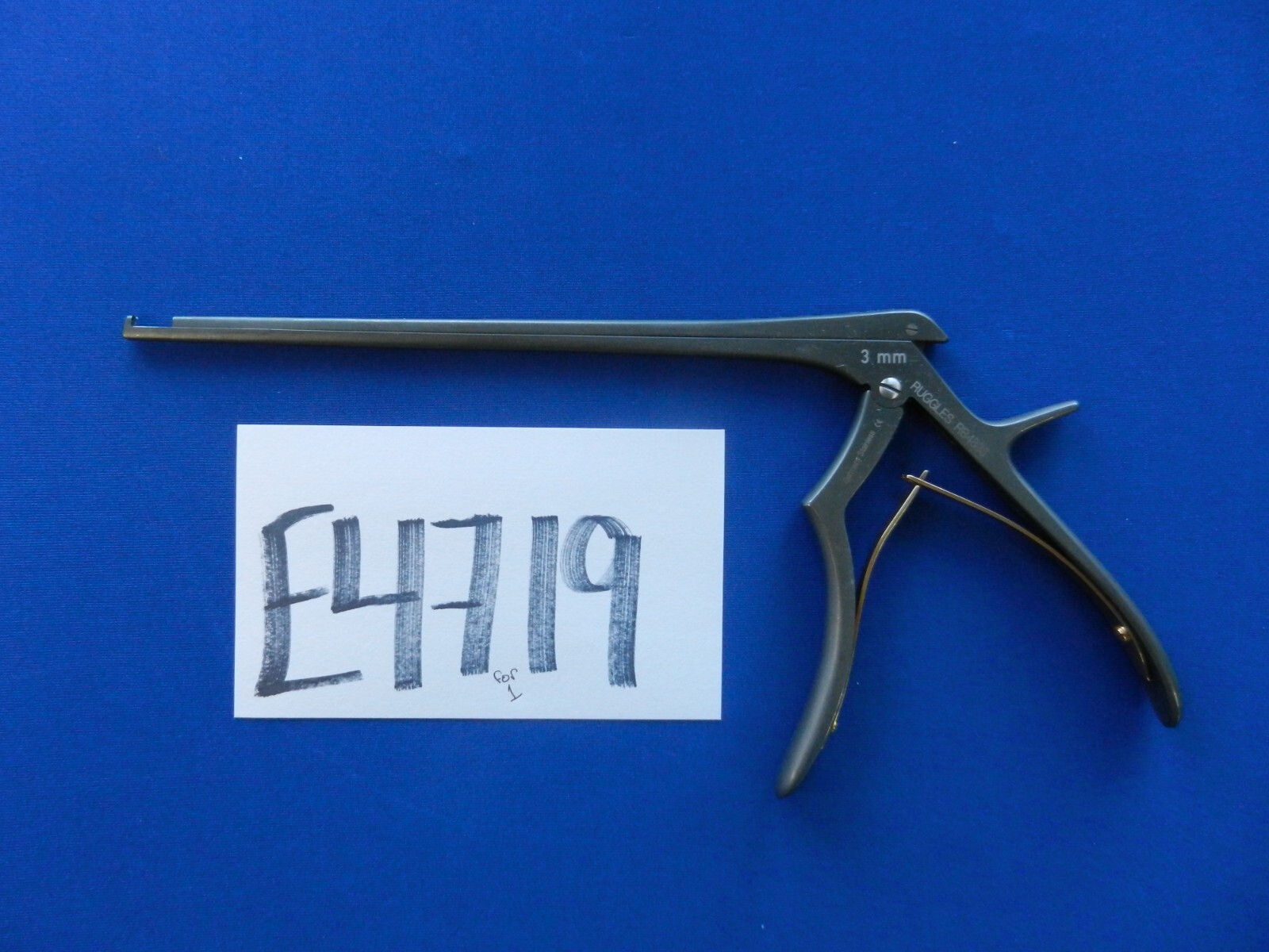 E4719 Ruggles RB4833 Stealth 3.0mm 40 Degree Up Biting Kerrison Rongeur 203mm