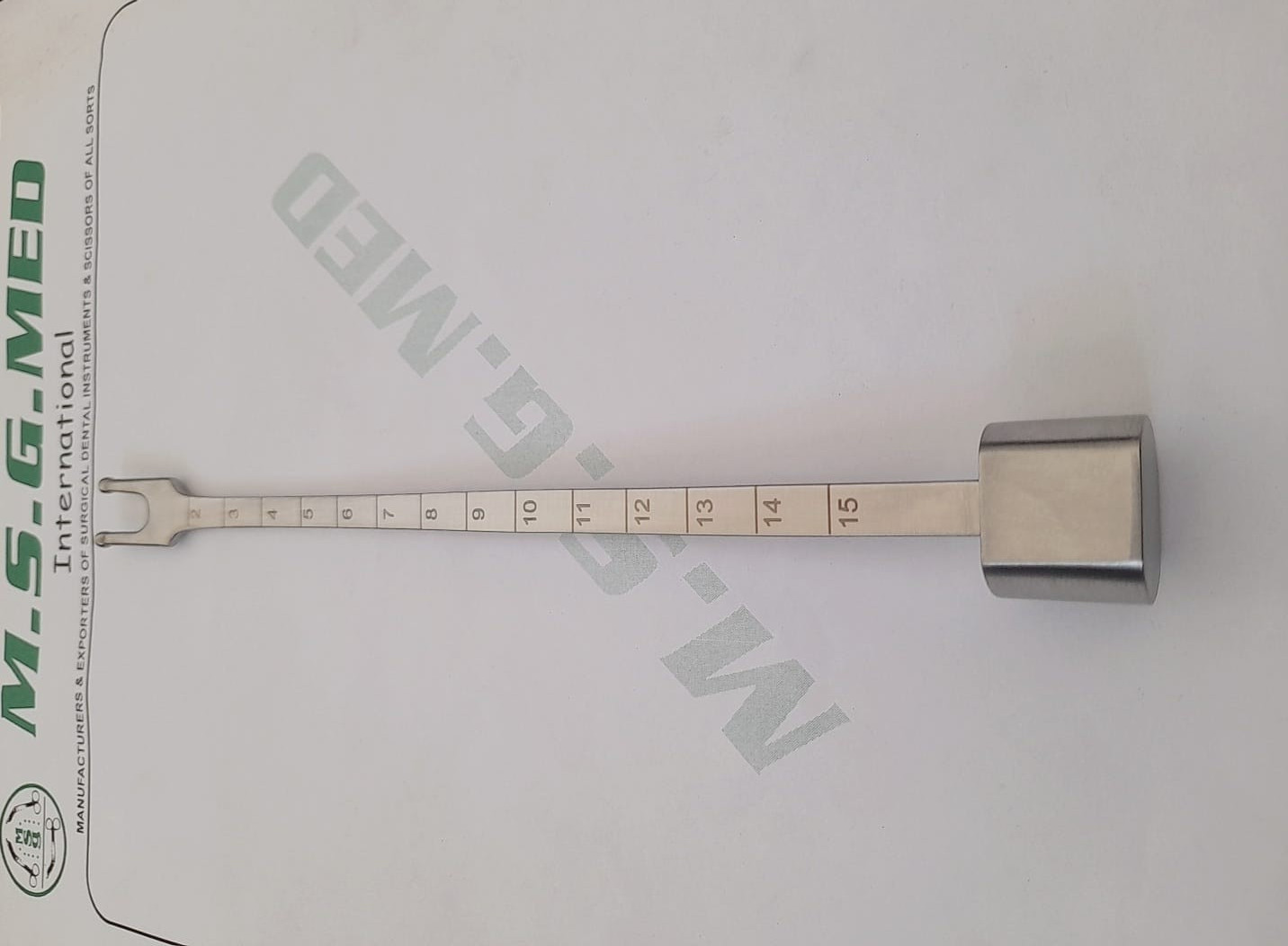 Surgical Obwegeser Nasal Septum Osteotome 18cm 4mm, 6mm, 8mm Graducated Stainles