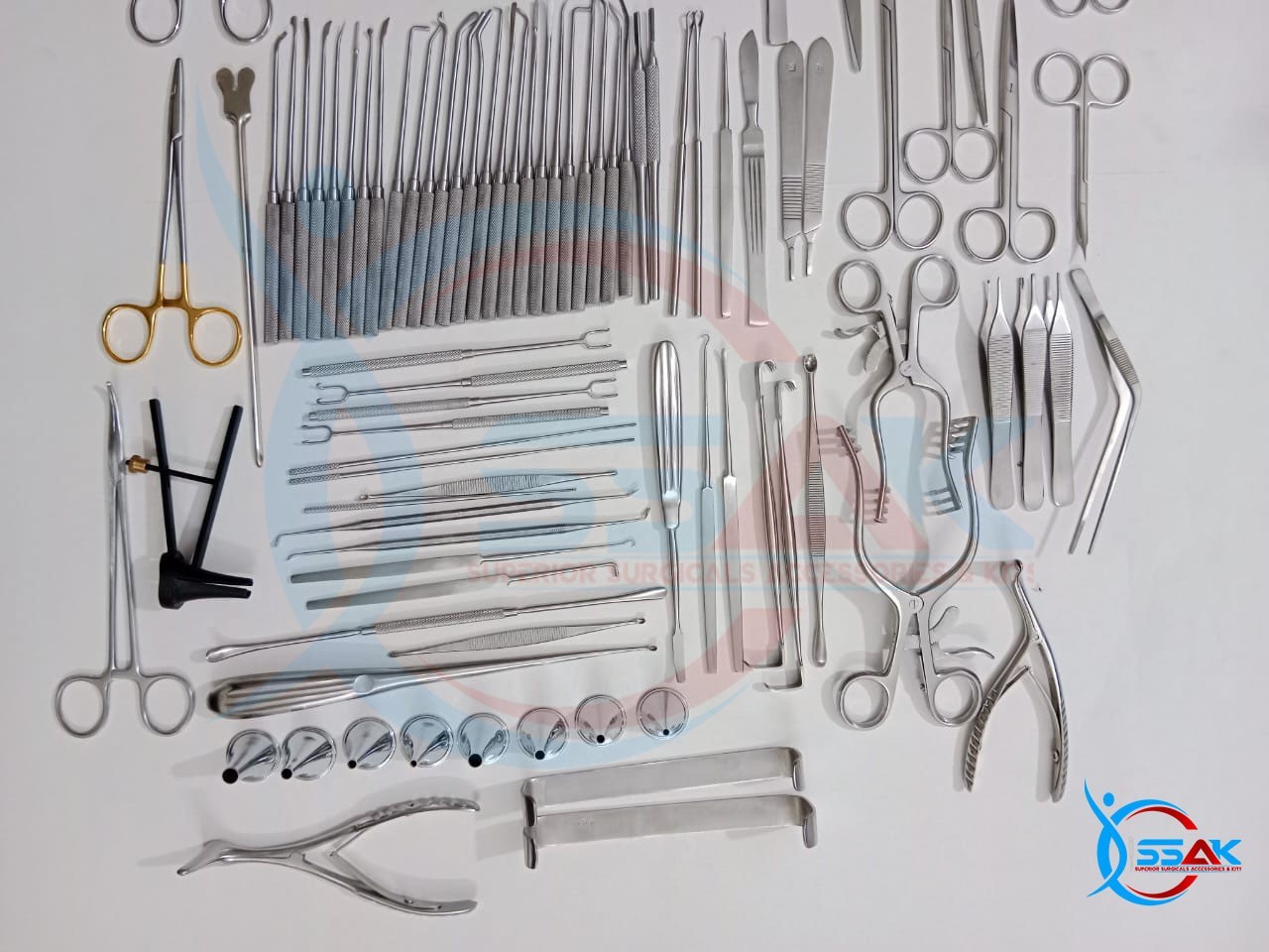 Tympanoplasty Instruments 101 PCs Set Micro Ear Surgery ENT Instruments