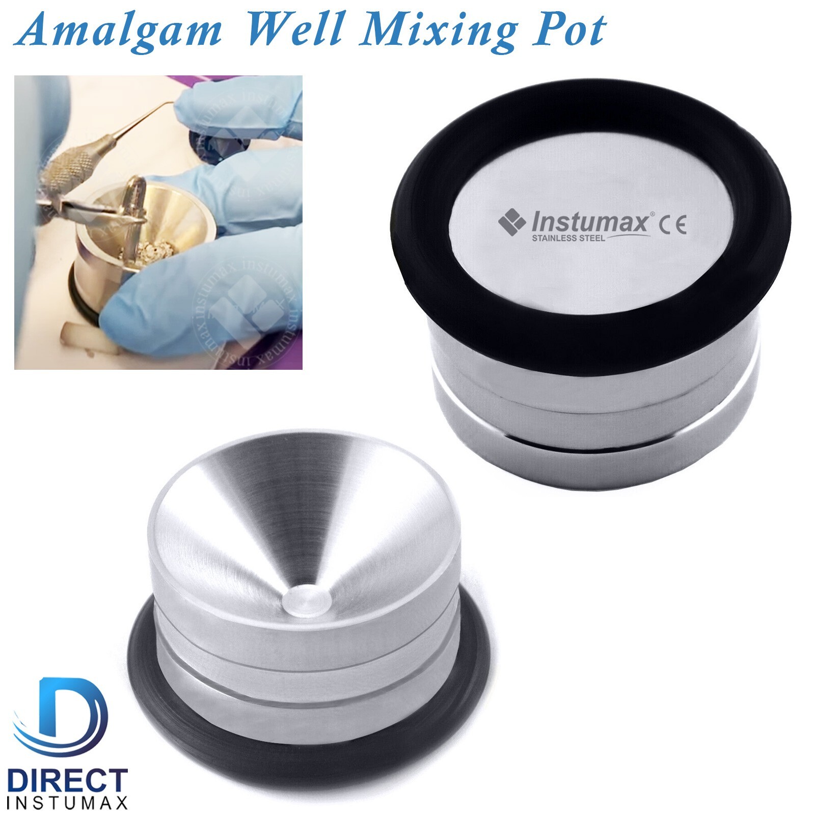 Amalgam Well & Bone Mixing Pot – Dental Implant Instrument, Restorative Surgical