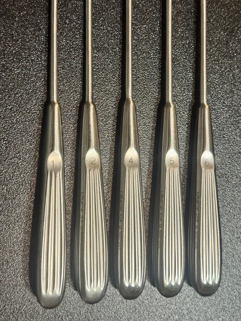V. Mueller GL1600 SIMS Uterine Curette Set 11″ (28 cm) Malleable – German Steel