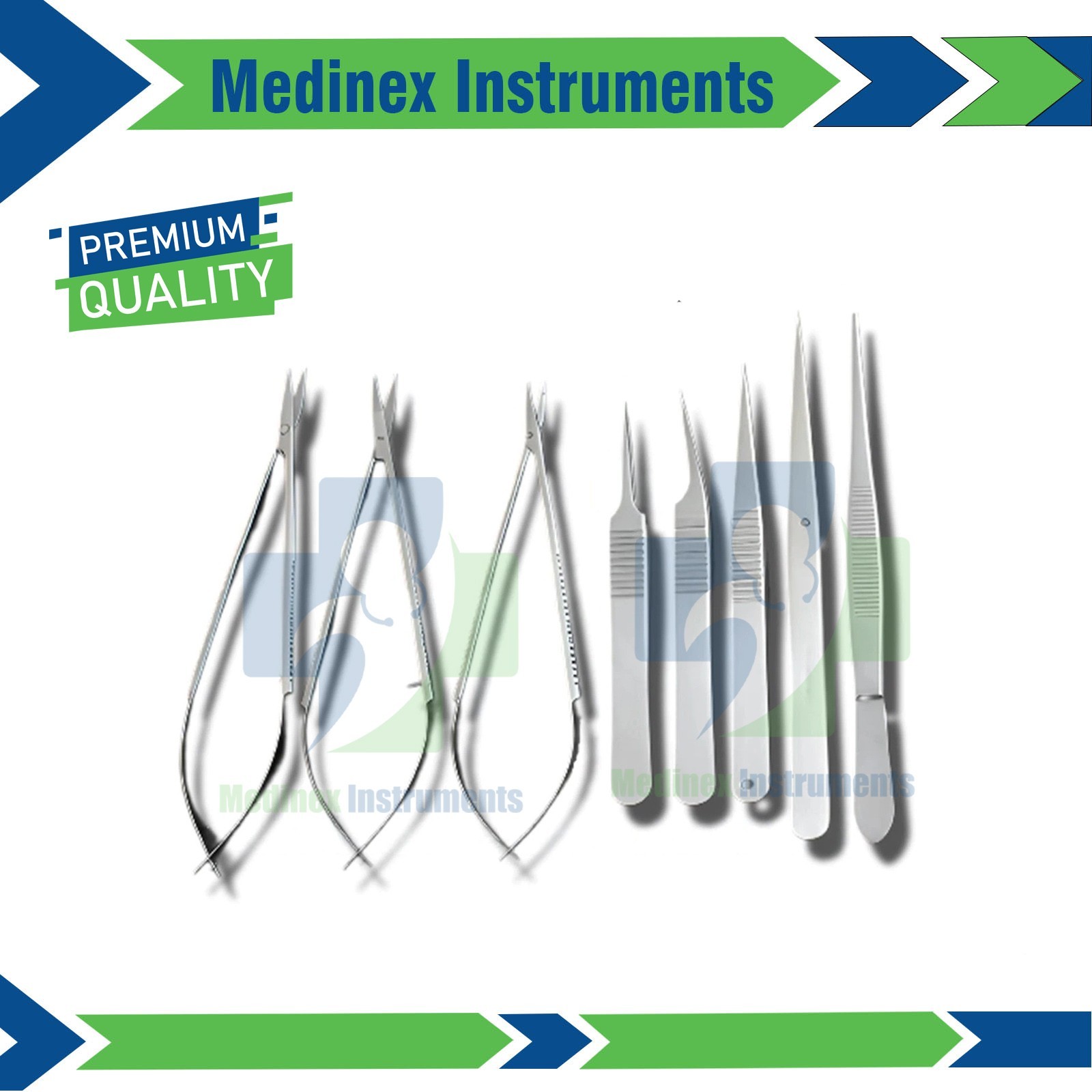 Hand Surgery Basic 8 PCs Set of Micro Surgical Instruments