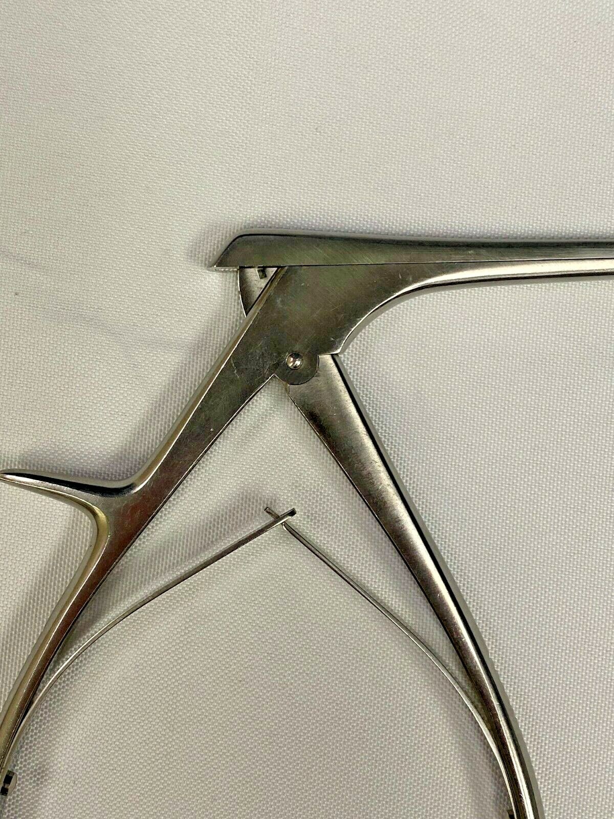 Stainless Germany 6.5″, 3mm, 90° Up Kerrison Ronguer w/ejector Orthopedic Neuro