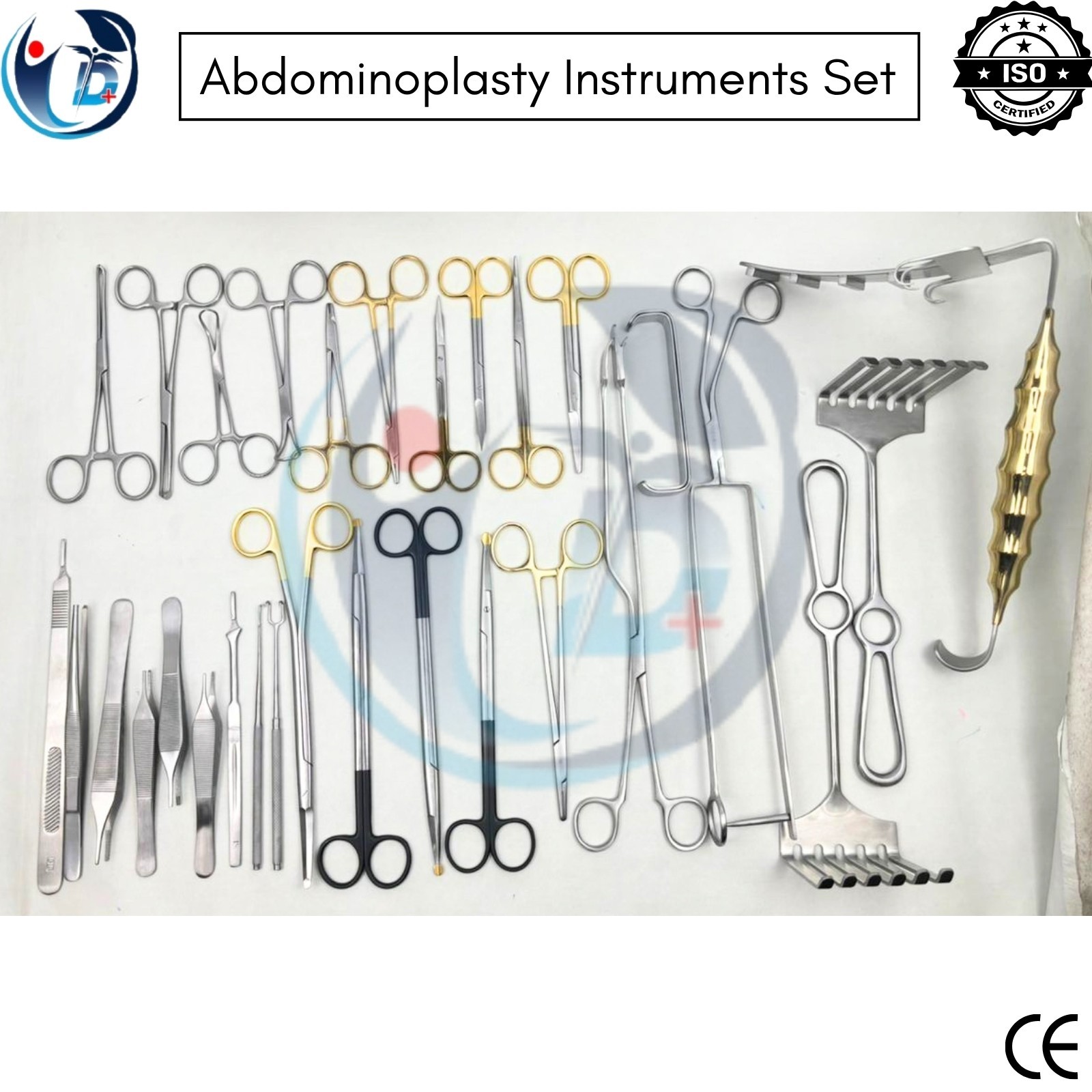 Abdominoplasty Tummy Tuck Surgery Set Of 30 PCs, Plastic Surgery Instruments