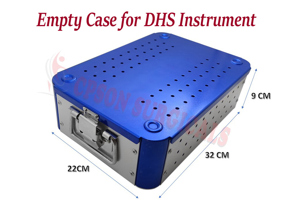 Veterinary Empty Case Box for DHS DCS Instruments Set with 3 Tray