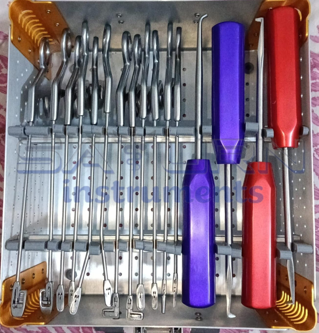 Artherx Arthroscopy Forceps Set knee Should surgery set with sterilization Box S