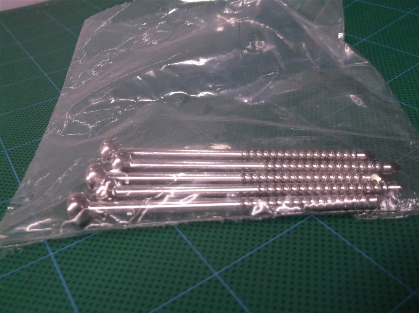 lot of 5 2-49/64″ x 1/8″ surgical screw with 3.5mm hex head