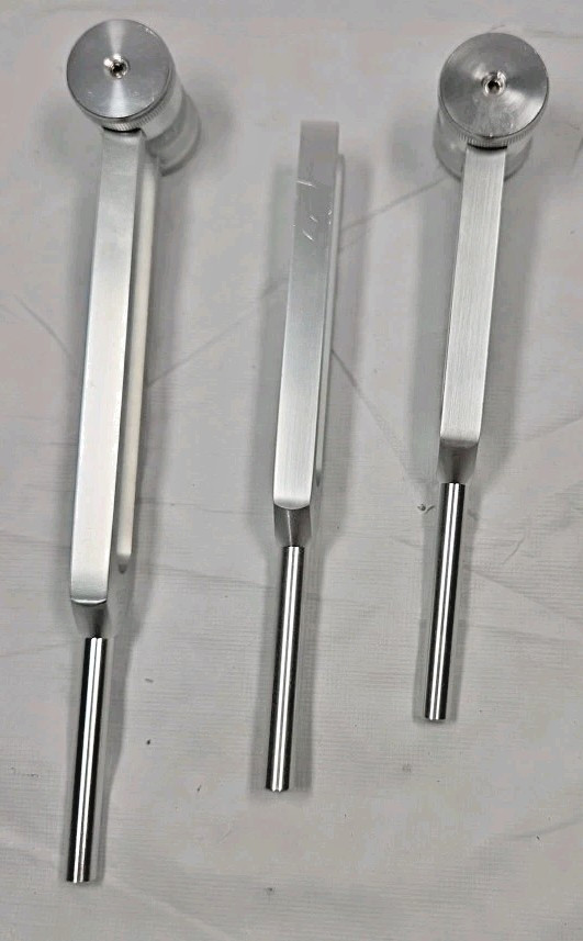 Lot – Medical Tuning Forks 128c,256c, 512c, Diagnostic Healing Adjustable