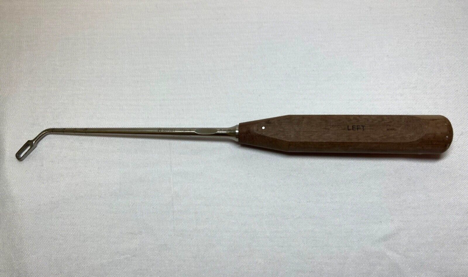 Synthes 389.284 Left Angled T-PLIF Rectangular Curette 8mm US898