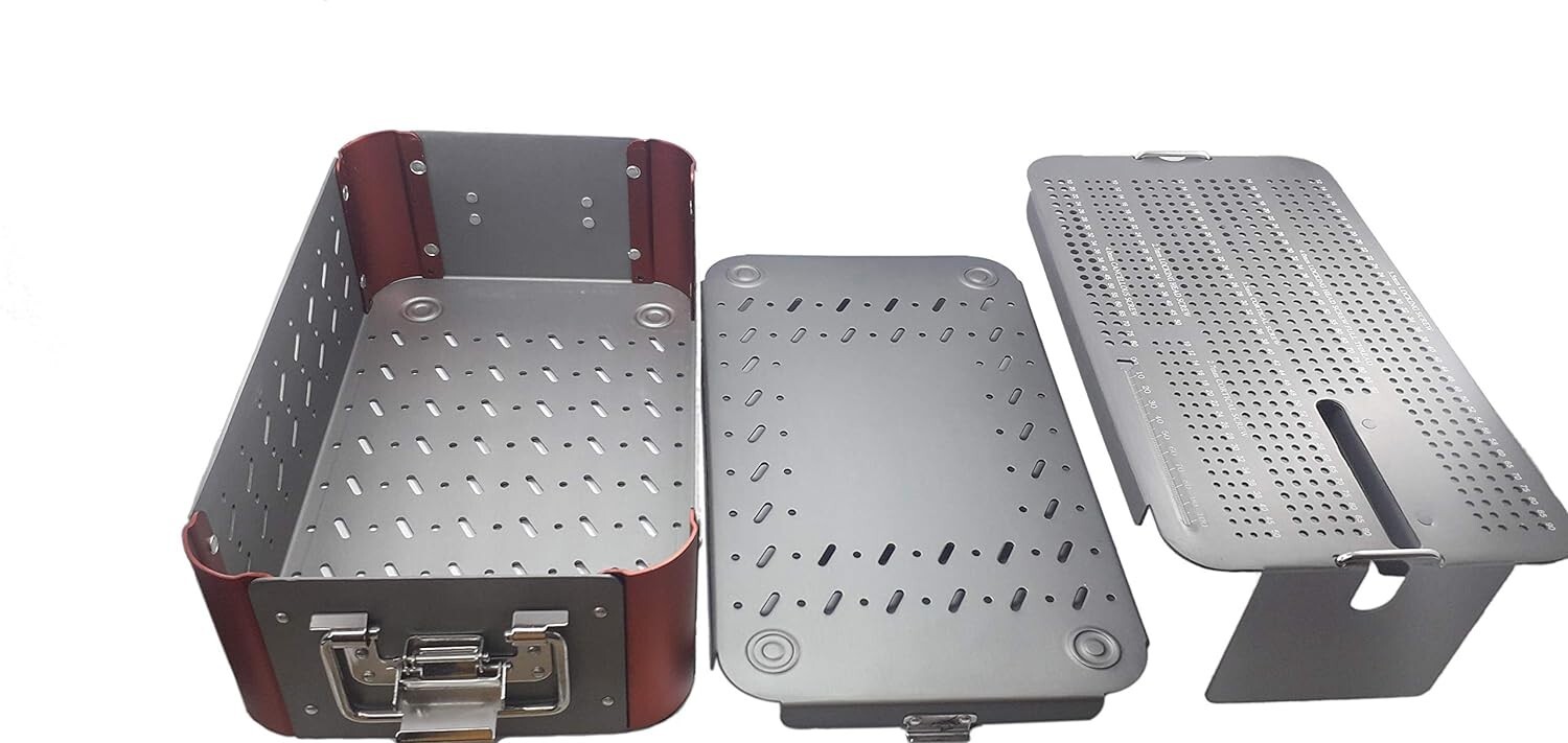 3.5mm LCP Screw Empty Case Box Hard Anodized Aluminium Surgical Instrument Box