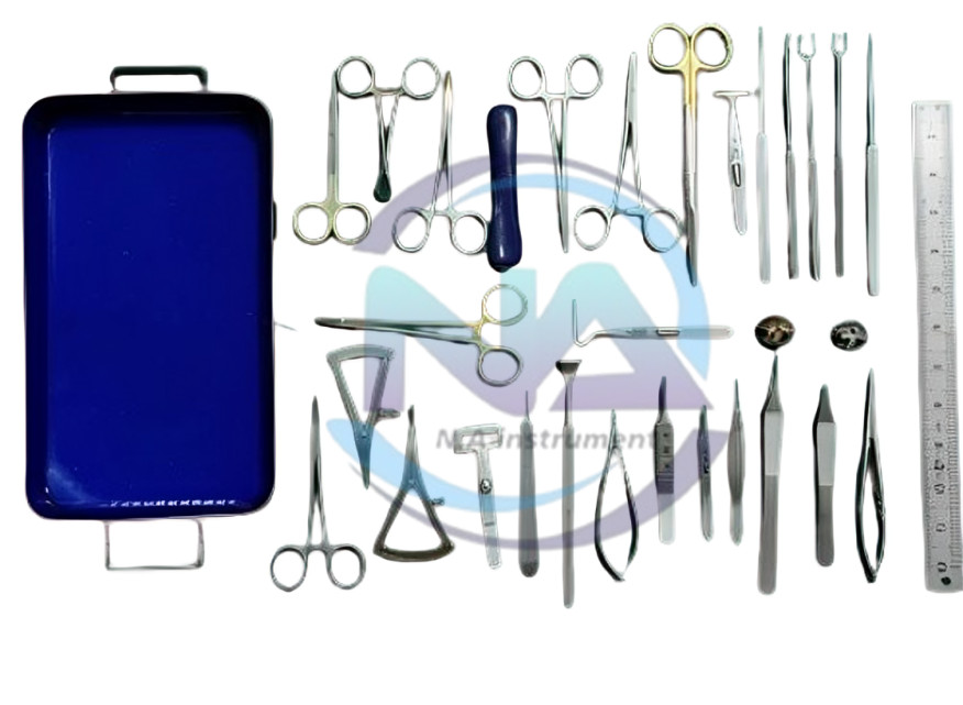 Blepharoplasty Instruments Set of 30Pcs Eye Surgery Set Plastic Surgery With Box