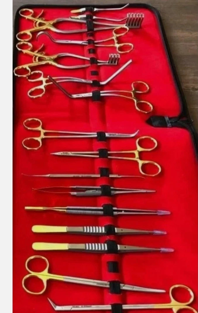 Micro vascular Surgical Instrument Set 16-PCS Premium German Stainless Steel