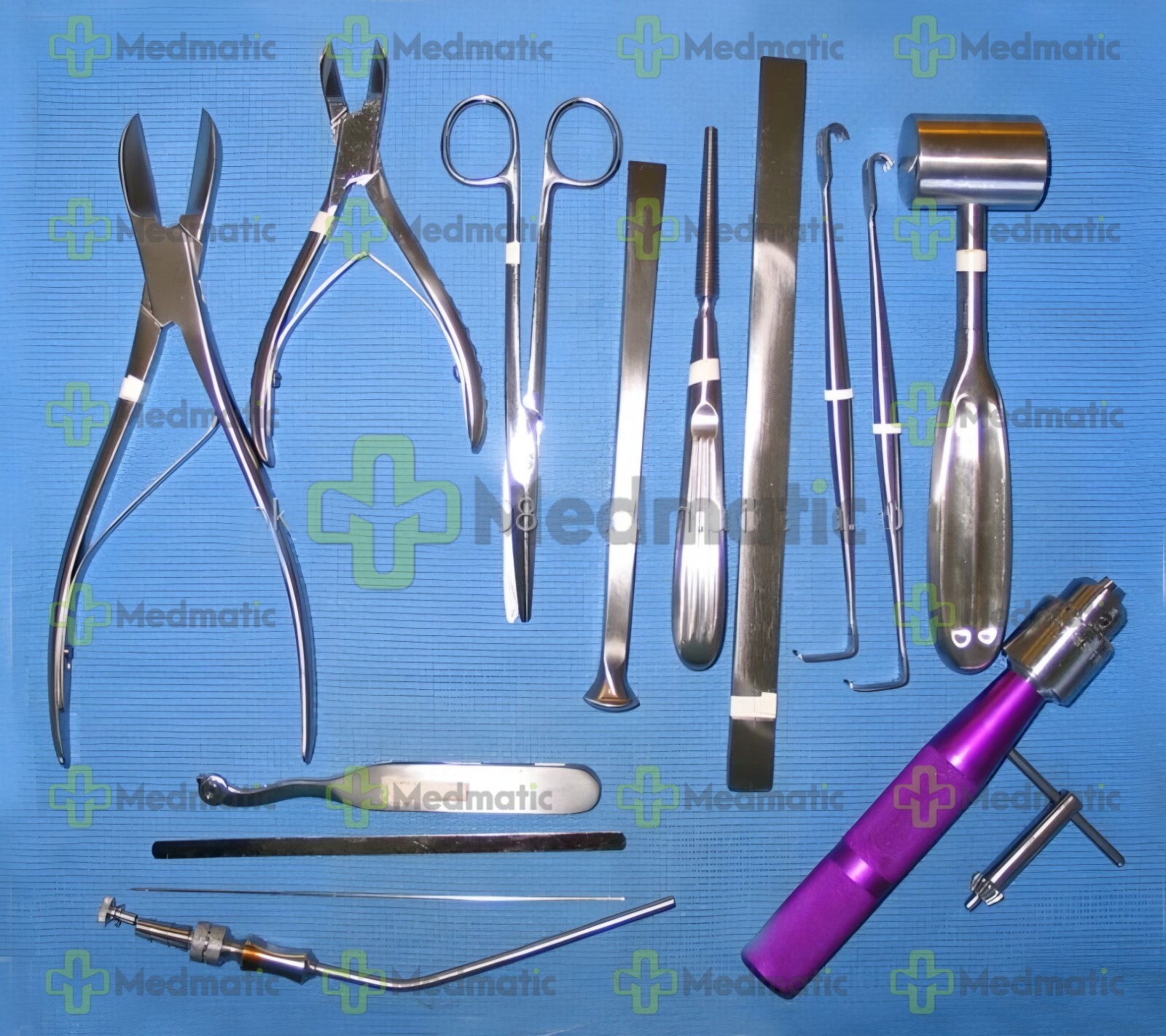 16 PCs Basic Orthopedic Surgery Set Surgical Spine Orthopedic Instruments