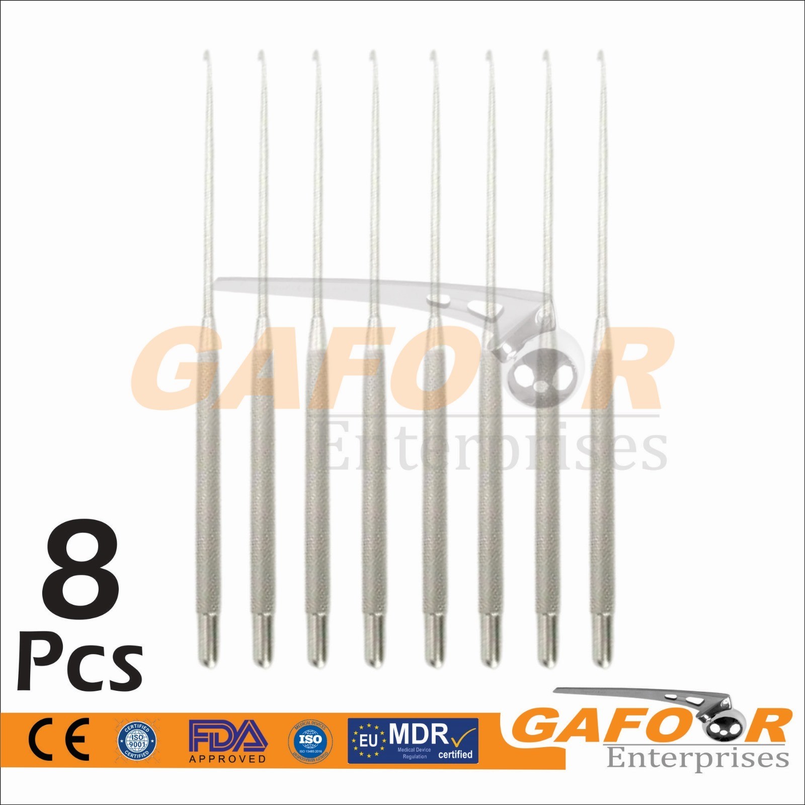 5 mm New Arthroscopy Hook Knife Arthroscopic Instruments 8 Pcs