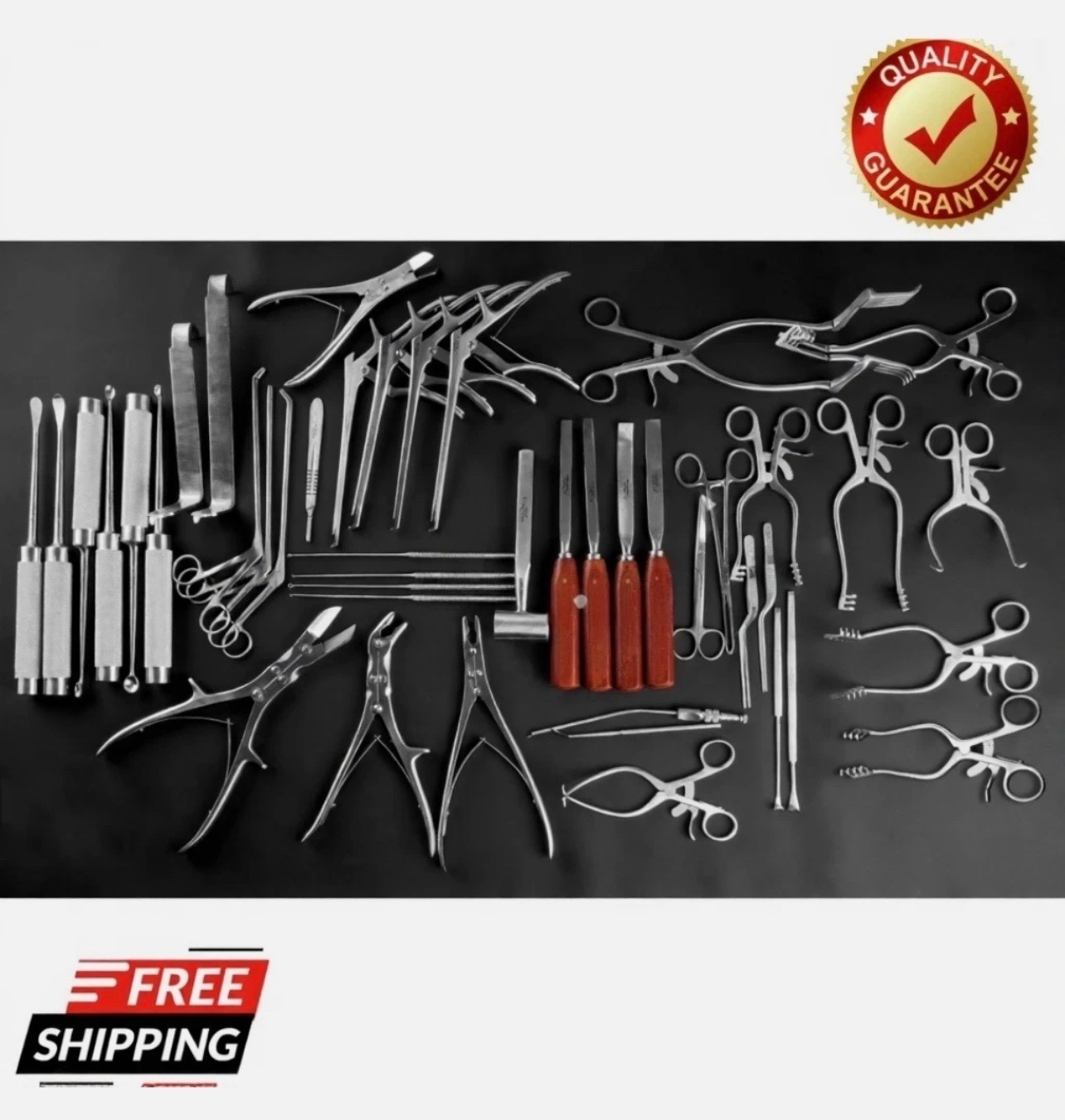 Spine Laminectomy Set 45Pcs Complete Orthopedic Surgical Instruments set