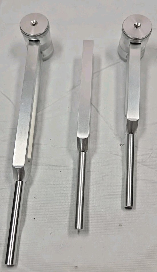 Lot – Medical Tuning Forks 128c,256c, 512c, Diagnostic Healing Adjustable