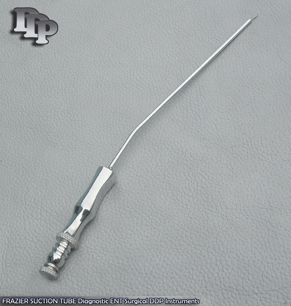 FRAZIER SUCTION ASPIRATOR SURGICAL TUBE 7 INCH 30 DEGREE CURVED 10 FR