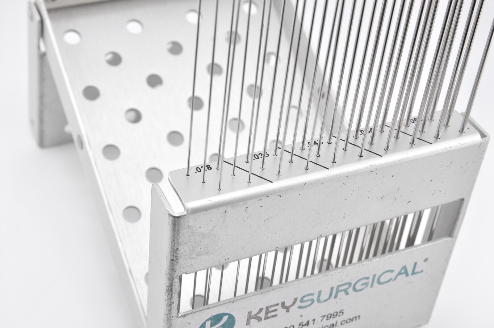 Key Surgical KI-71-Rack-45 K-Wire Kirschner Wire Set 0.7mm/0.028″-1.6mm 0.062″