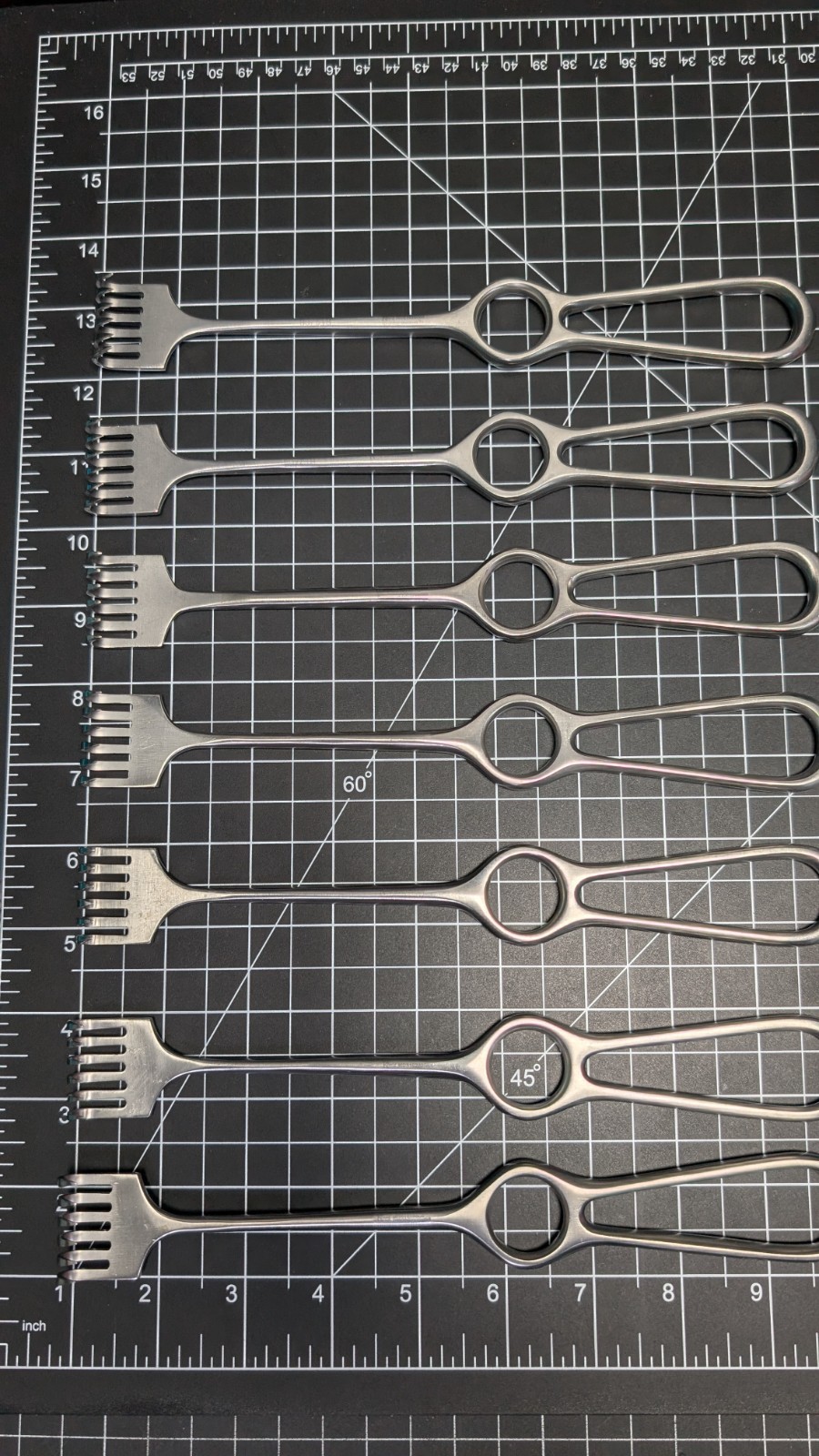 Konig MDS1828006 Volkman Retractor 6-Prong Sharp, 8.75″ same as Jarit 200-273