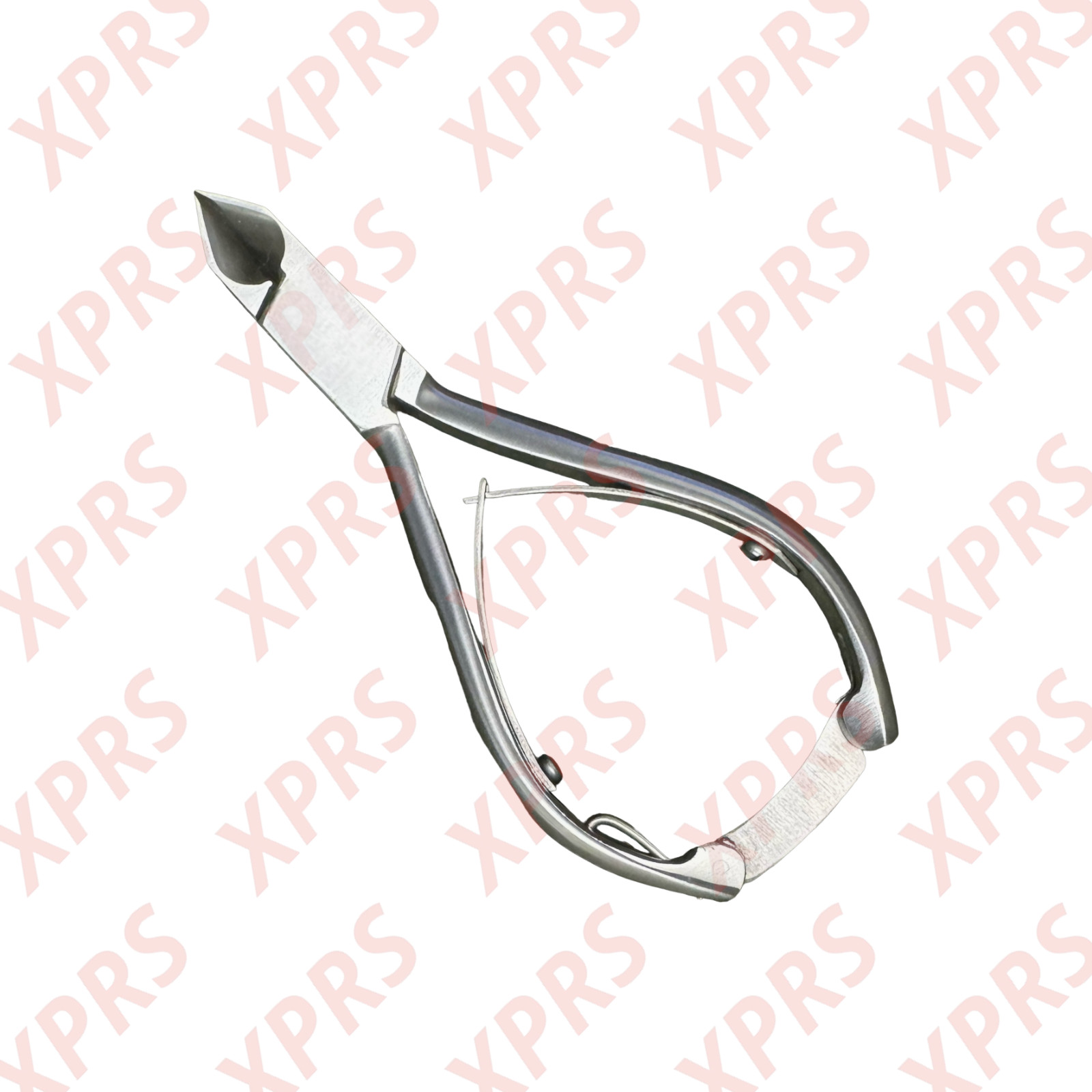 Nail Nipper with Lock, 5″, Double Spring Handles, Satin Finish