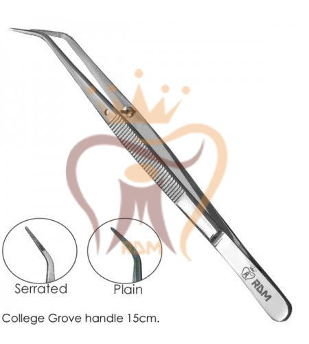 College Tweezer Dental Surgical Instruments Stainless Steel