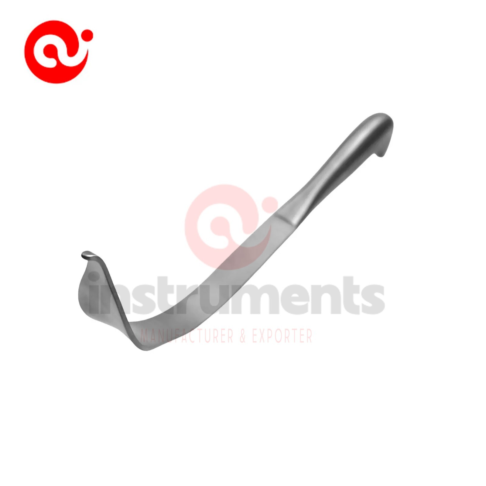 Aufranc Cobra Retractor 11 12″ 32mm smooth blunt with grip handle By Ai
