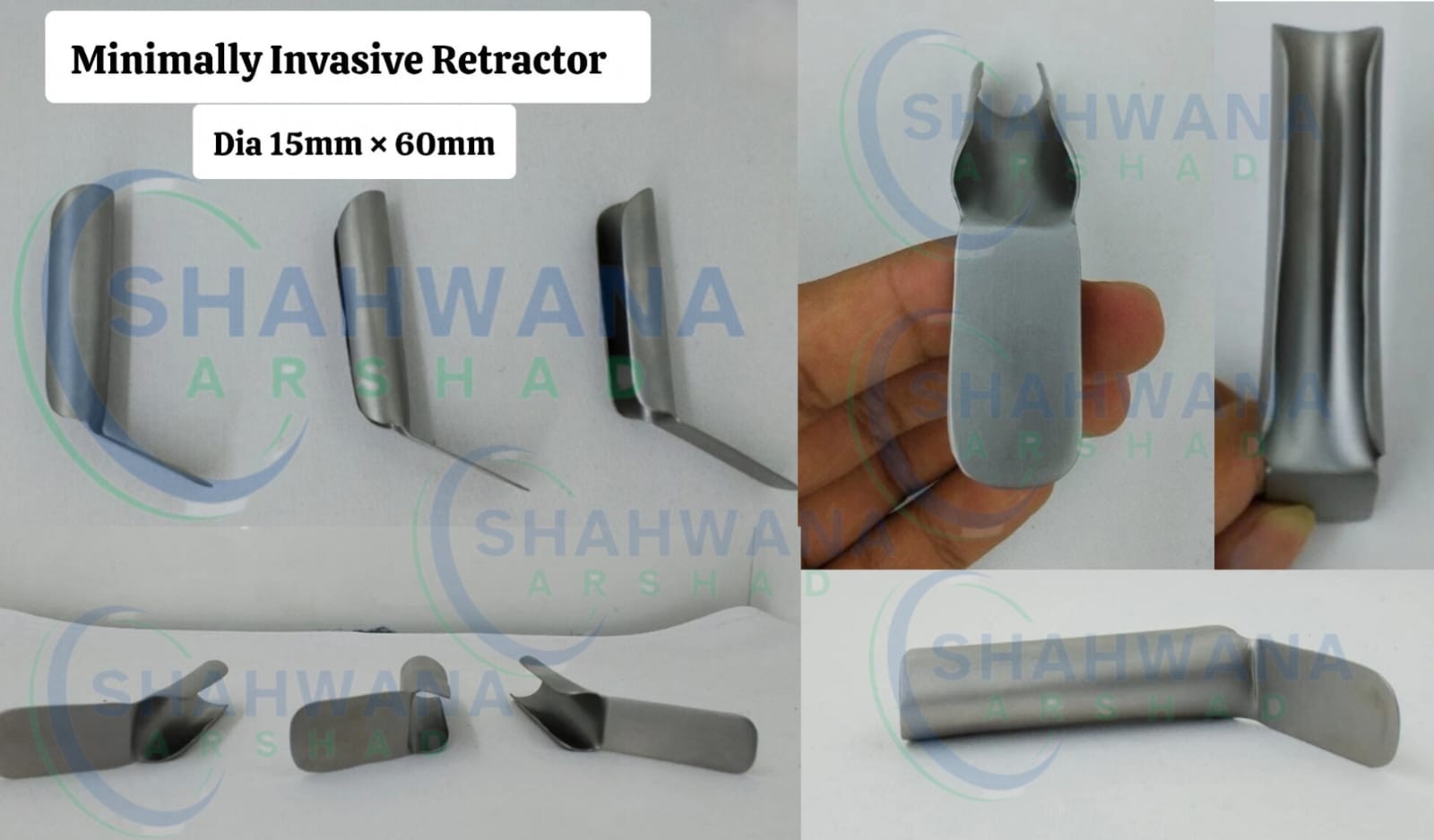 UBE Spinal Endoscope Working Casing Dual Channel Retractor 3 Pcs Set