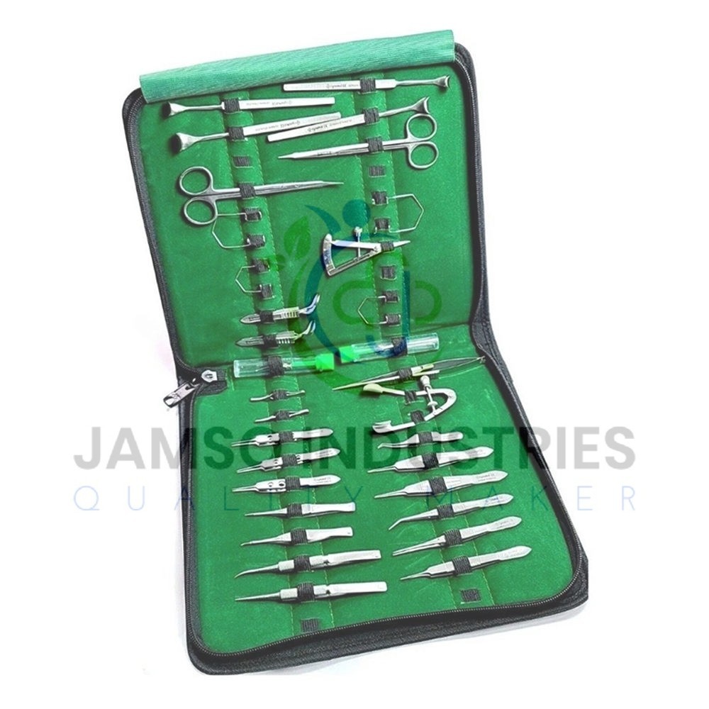GERMAN 32 Pcs Ophthalmic Cataract Eye Micro Surgery Surgical Instruments SET Kit