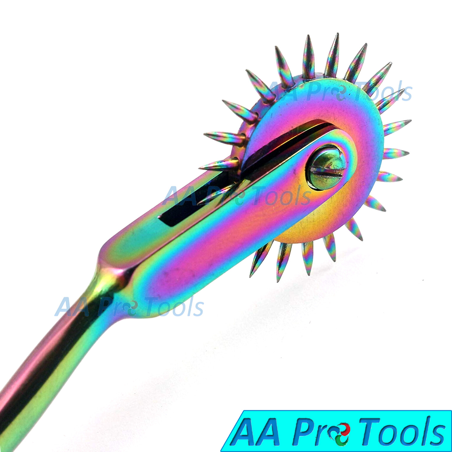 Titanium Wartenberg Pinwheel Multi-Rainbow Color Surgical Diagnostic Instruments