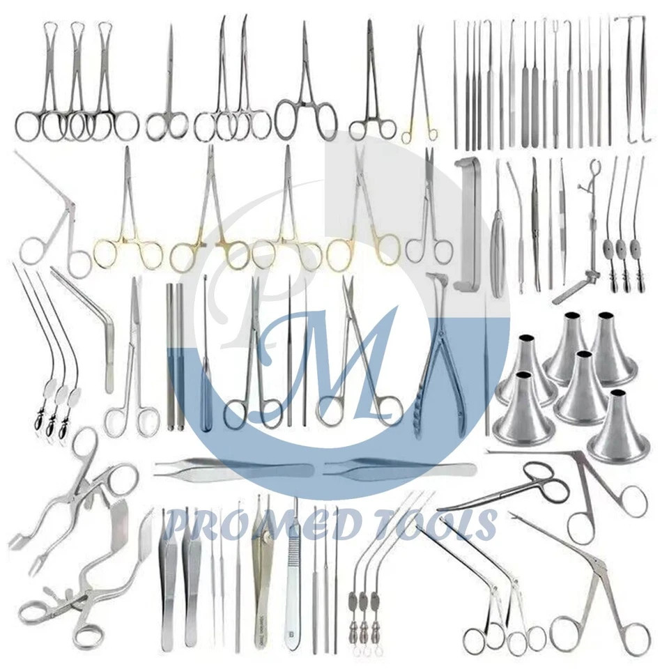 Tympanoplasty Instruments 101 Pcs Micro Ear Surgery Set ENT Surgical Instruments