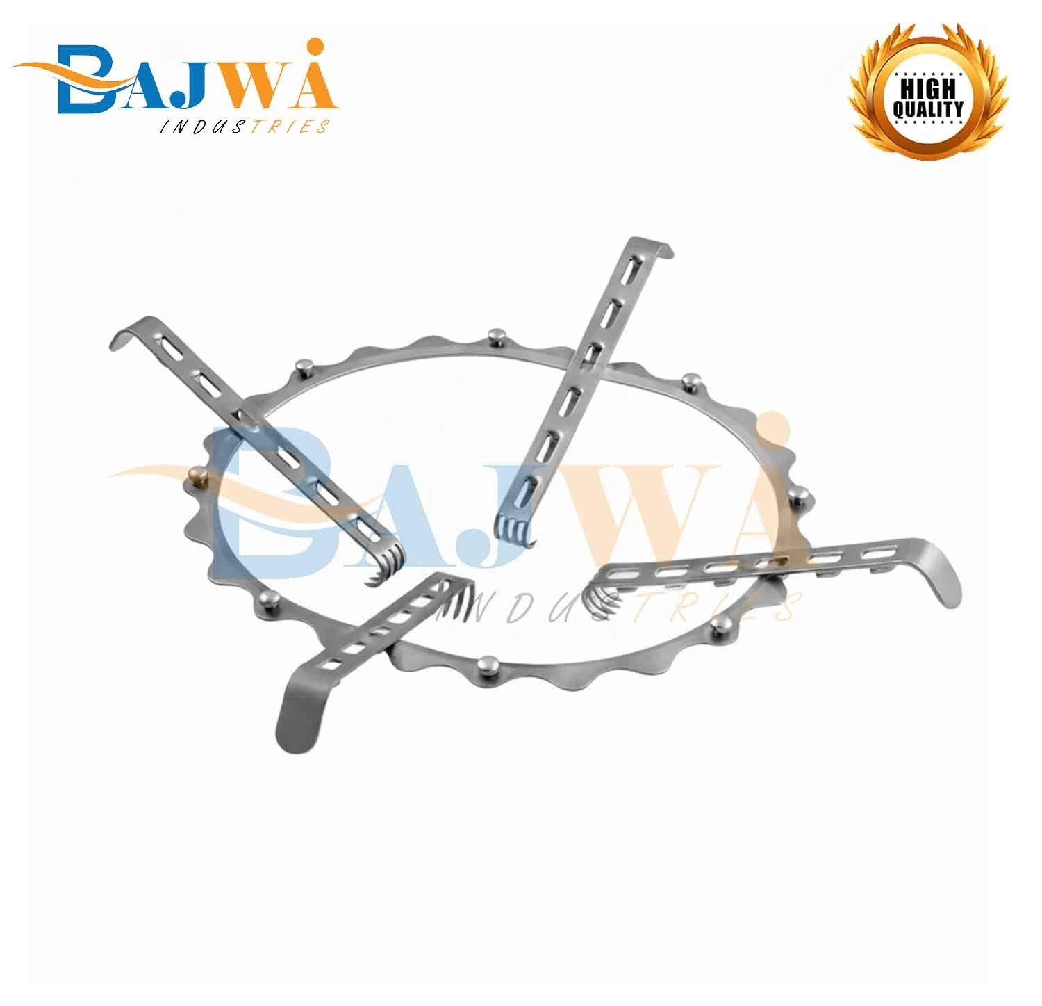 Turner warwick Urological Retractor 4 Blades 1 Frame Complete Set