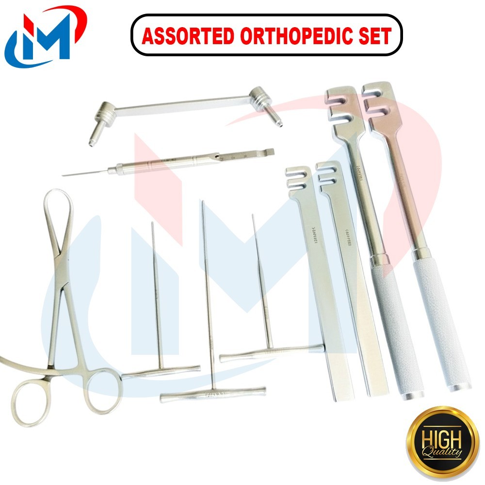 Assorted Orthopedic Instrument 10 PCs Set Veterinary Instrument