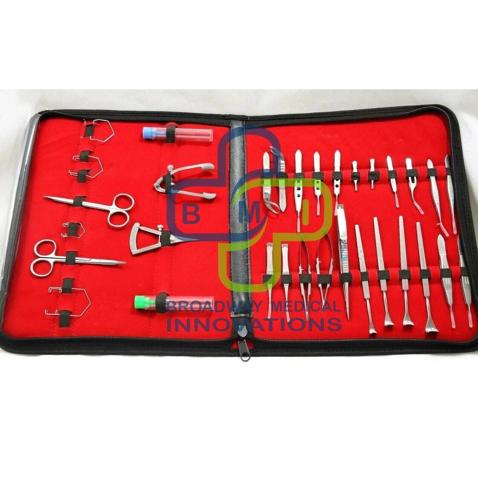 GERMAN 32 Pcs Ophthalmic Cataract Eye Micro Surgery Surgical Instruments SET Kit
