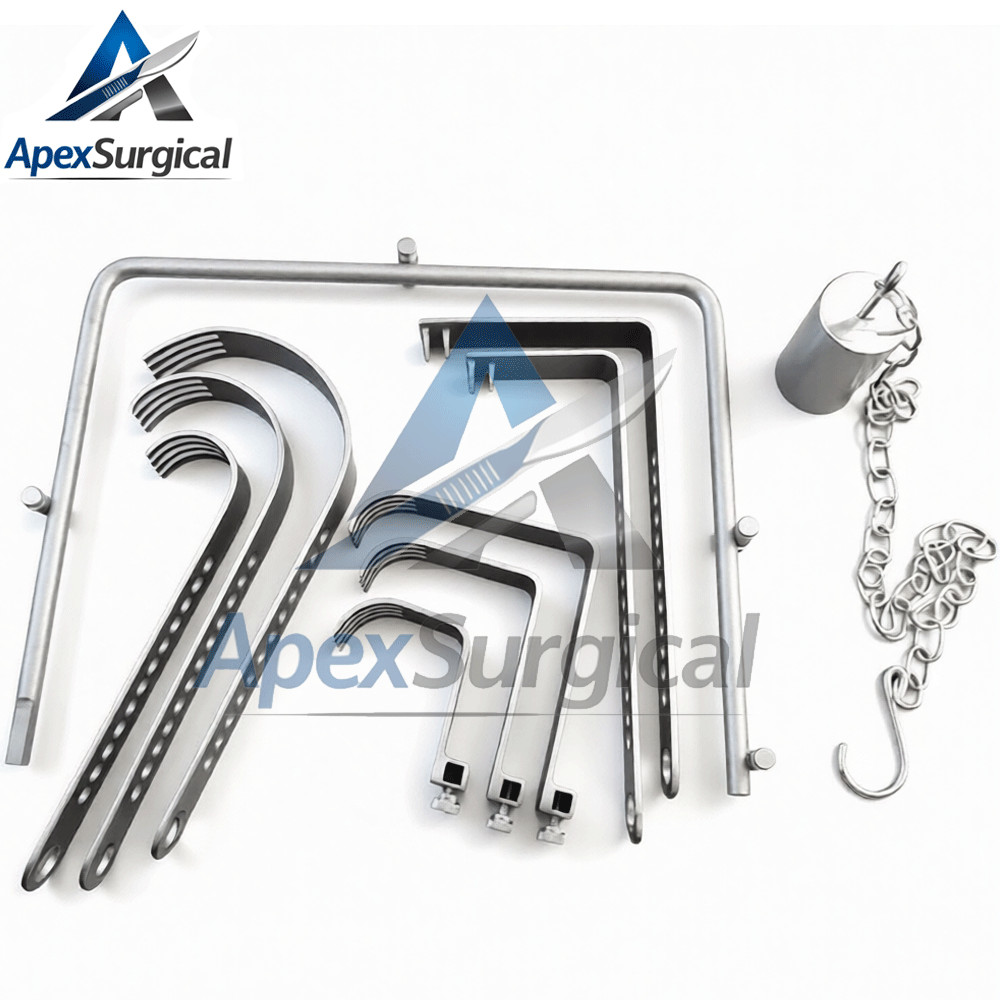 Charnley Initial Incision Retractor Complete Set of 10 Pcs Surgical Instruments