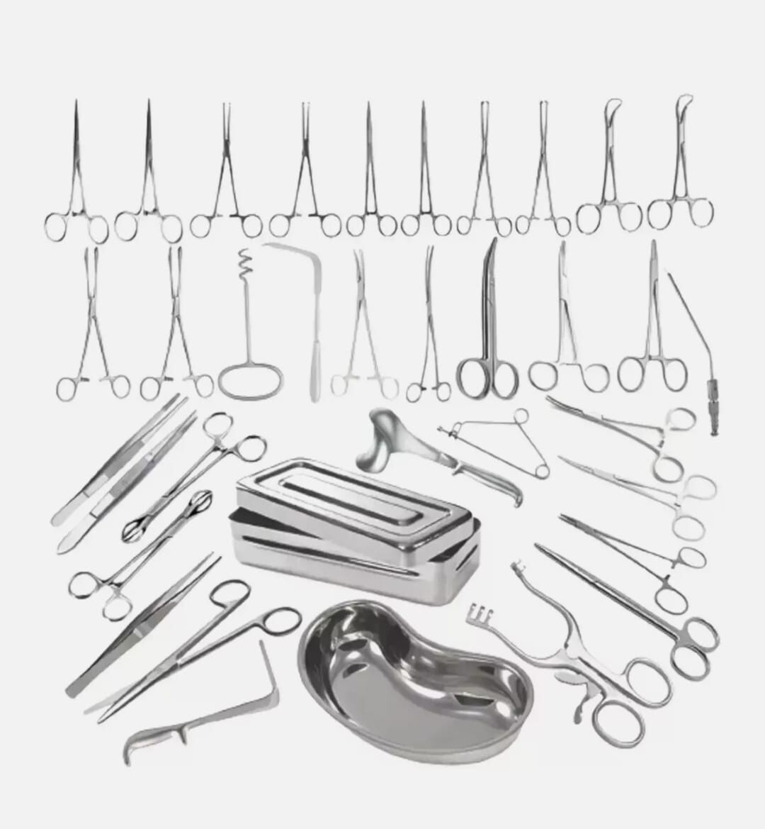 Hysterectomy Abdominal Surgery Set 62 Pcs Vaginal Hysterectomy Instruments Set