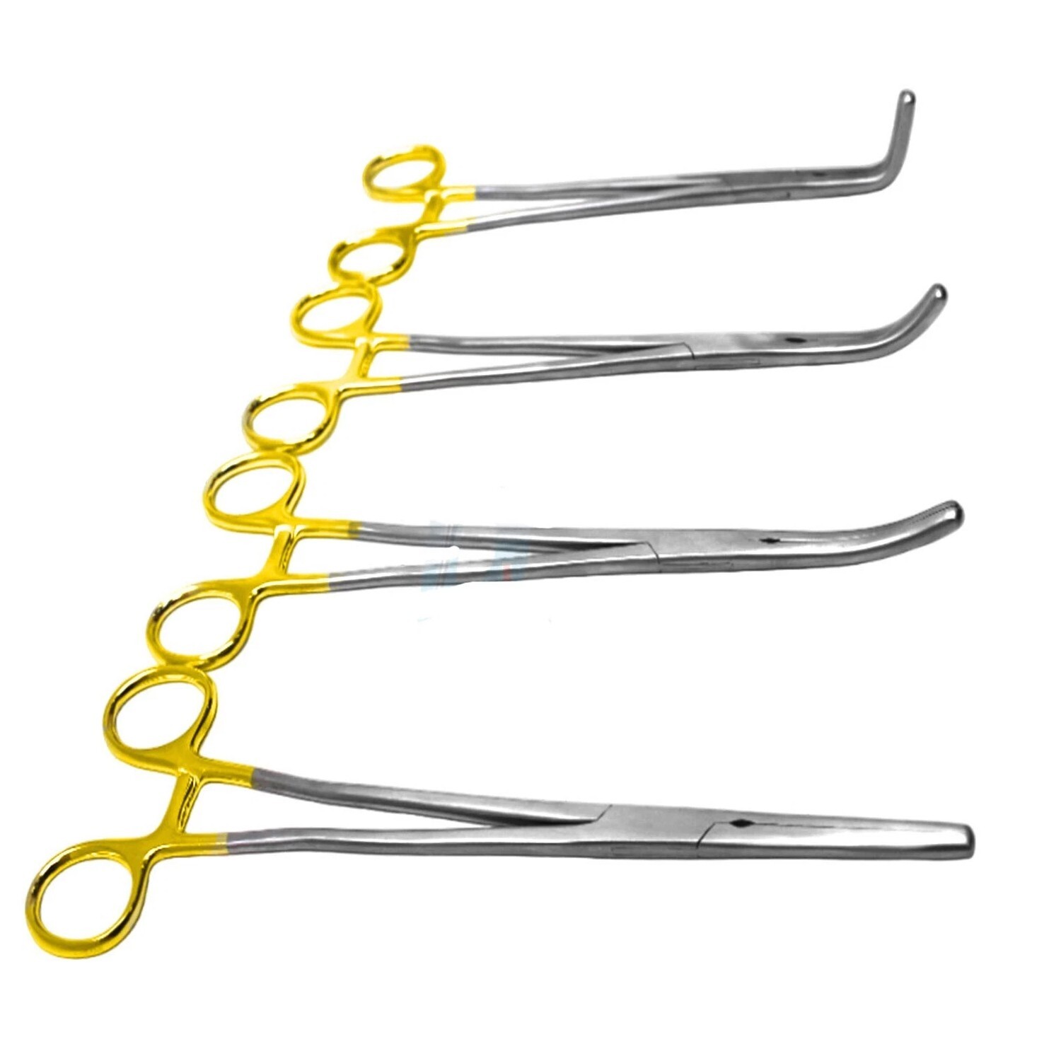Hysterectomy Zeppelin Z Clamps Surgical Gynecology Ob/Gyn Set of 4