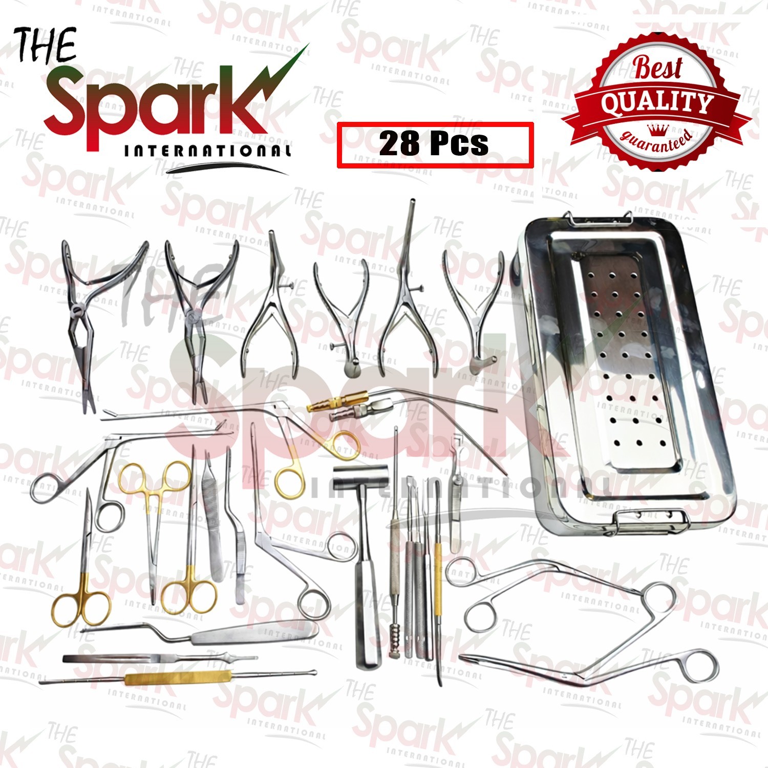 Septoplasty Instruments Set of 28 Pcs Nasal Surgery Tool Set