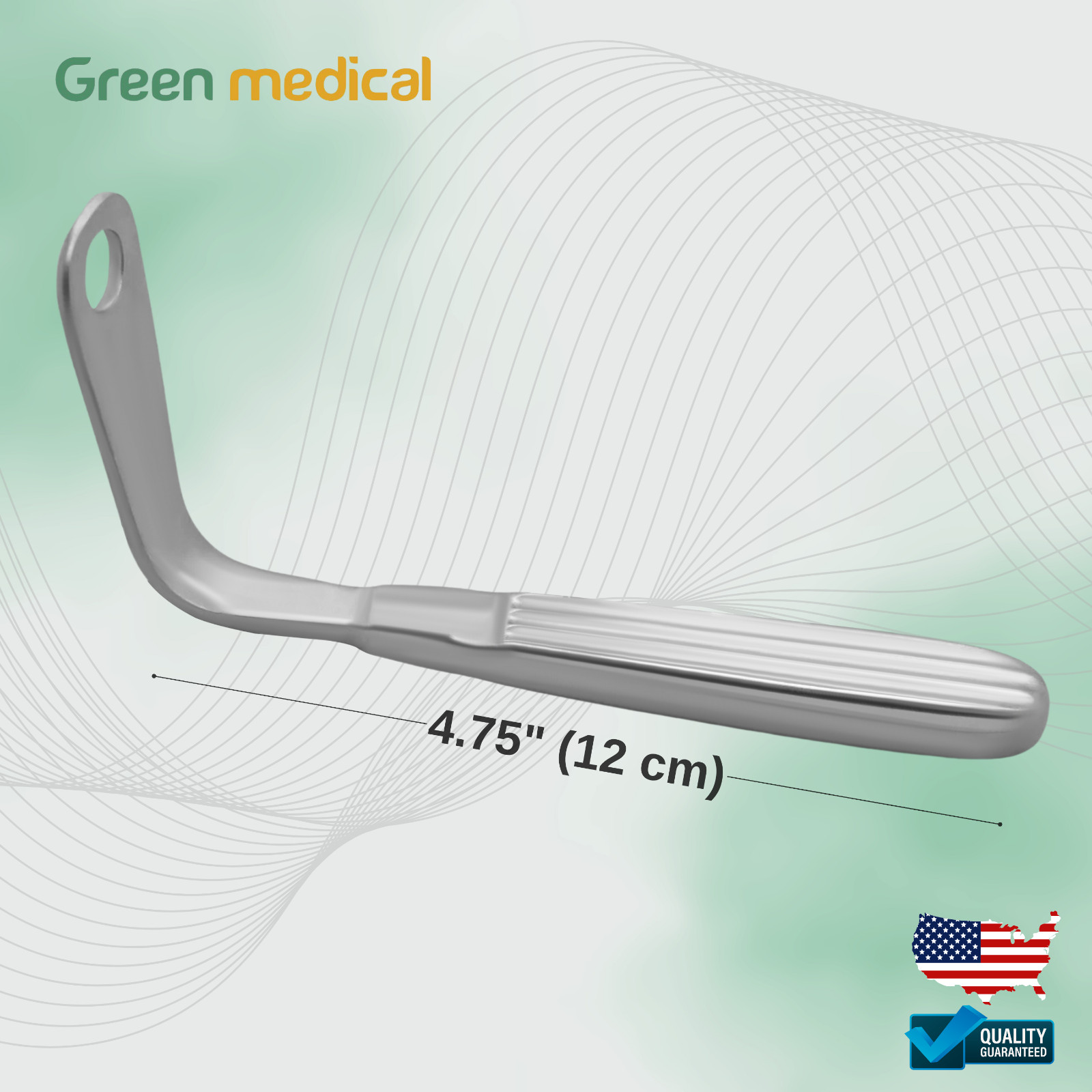 Bosworth Tongue Depressor Fenestrated 25mm Blade Dental Oral Instrument