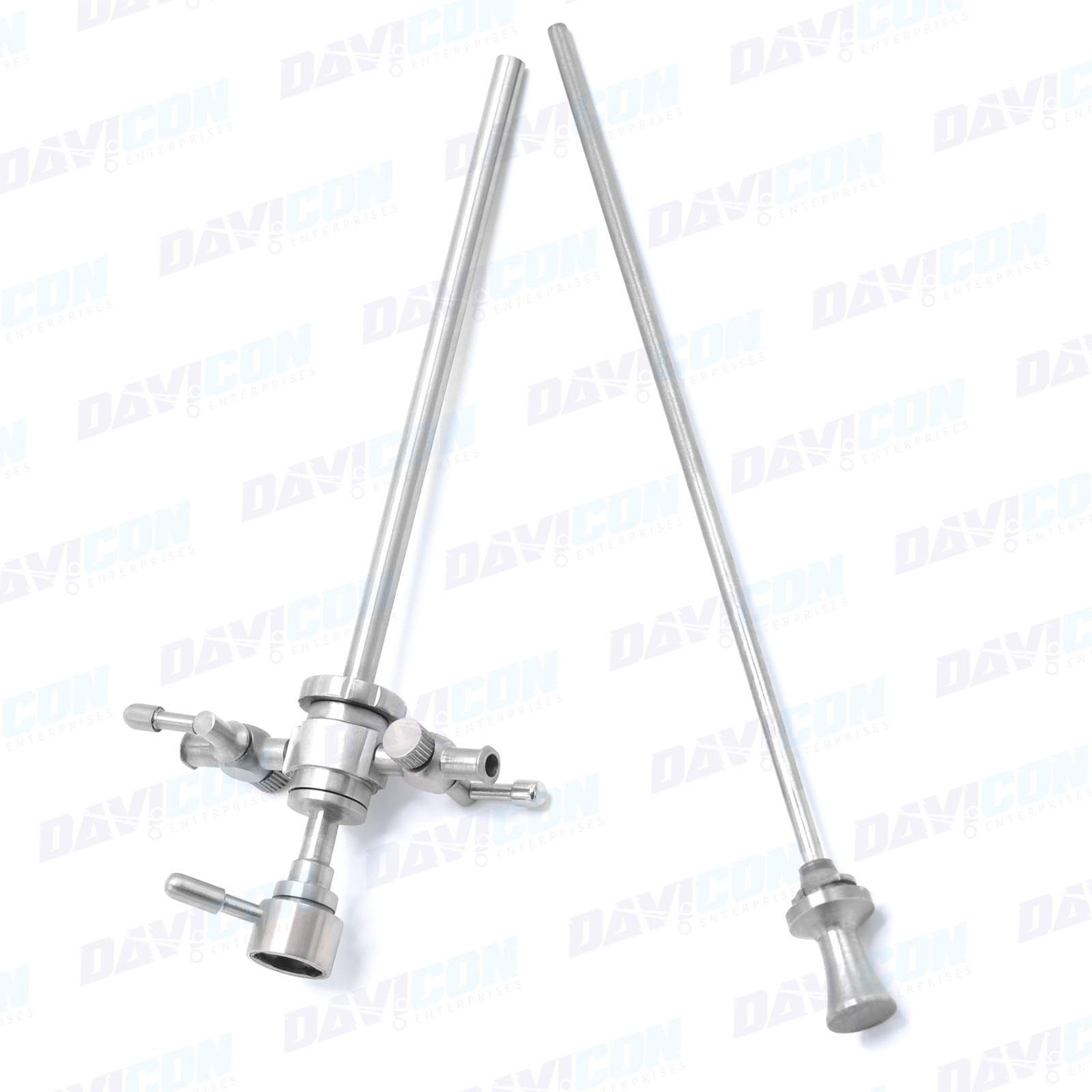 2 Valve Arthroscopy Trocar Sheath for Arthroscope Orthopedic Endoscopic Surgery