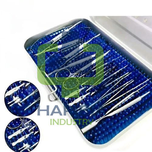 Basic Hand Surgery Set of Micro Surgical Instruments With case