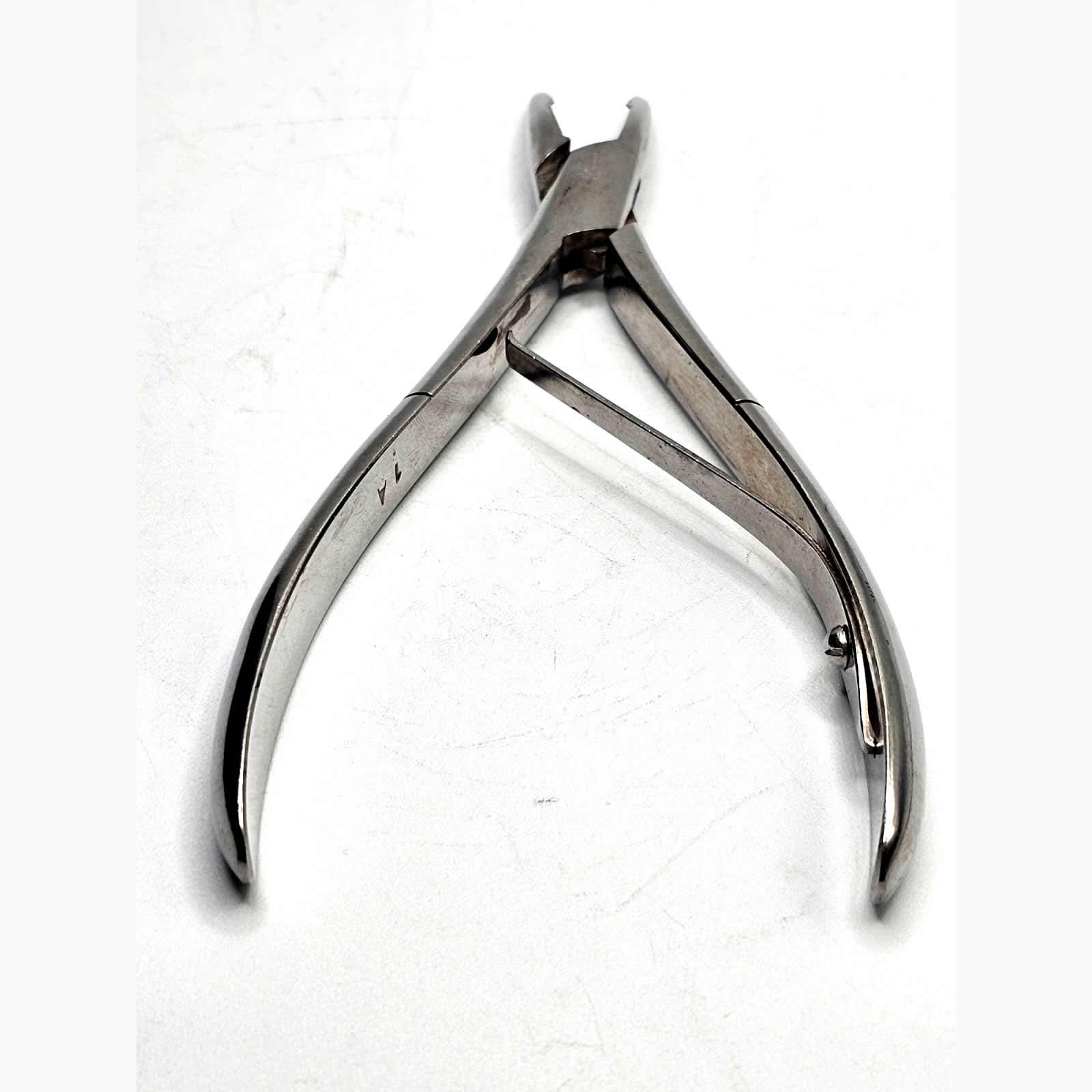 67-5175 Sklar Rongeur Bane Curved Hollow Tips Plier Type Handle 7 Inch Length